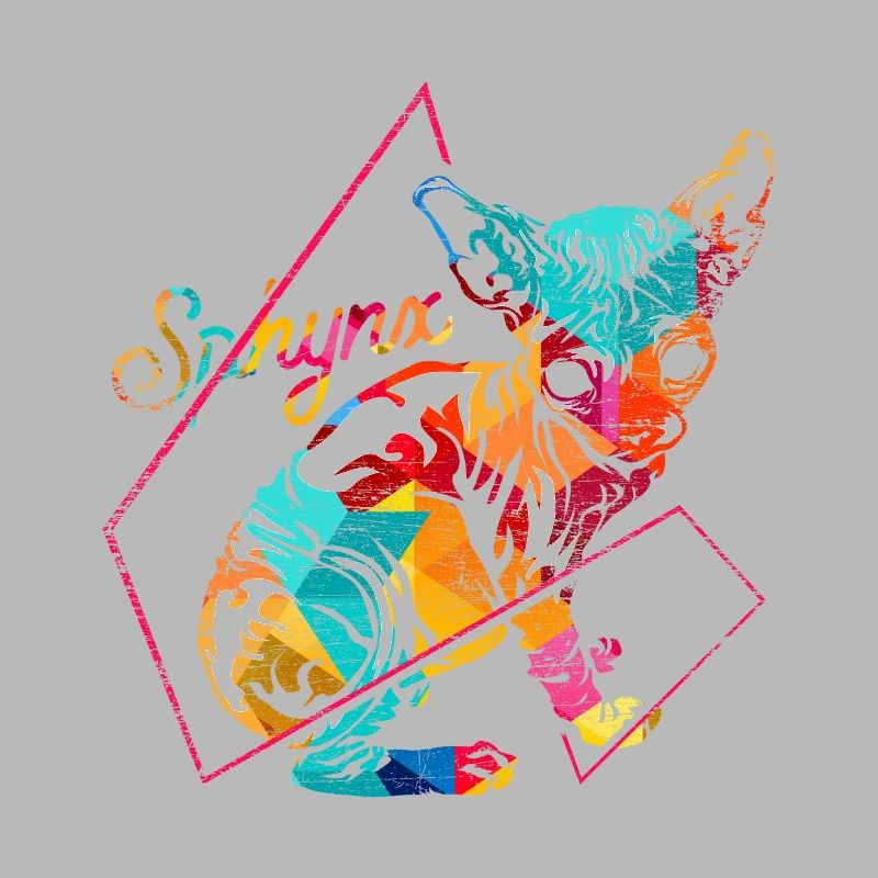 Sphynx Polygon Geschenk