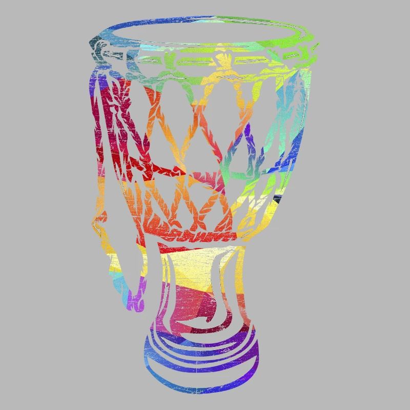 Cadeau de tambour de coupe Djembe