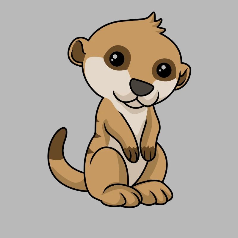 Suricate dessin animé suricate