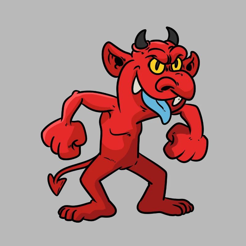 Angry devil Comic