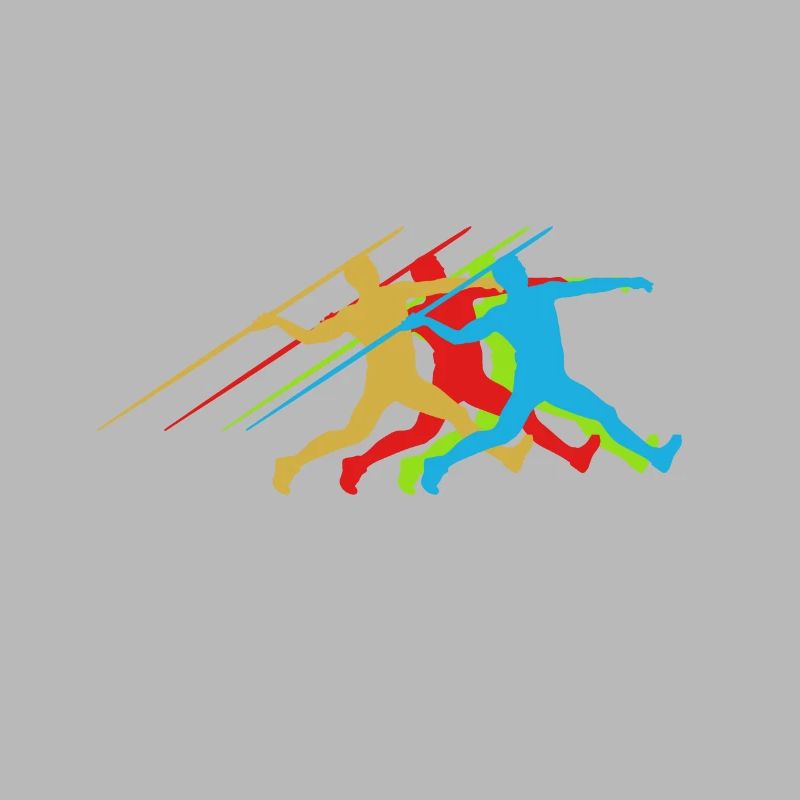 Lancer du javelot d'athlétisme