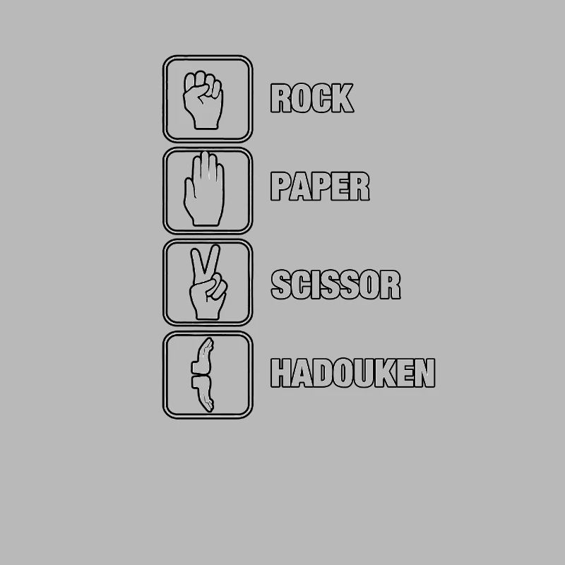 Hadouk de ciseaux de papier de roche