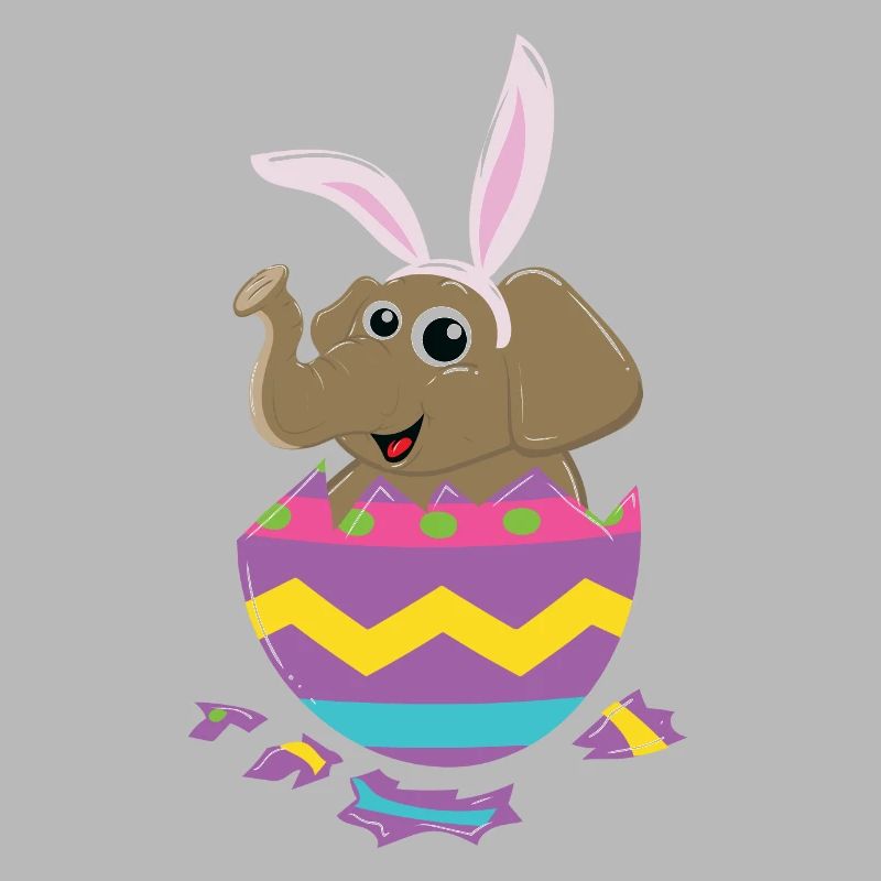 Easter Elephant - Cute Egg Hatching Easter Bunny