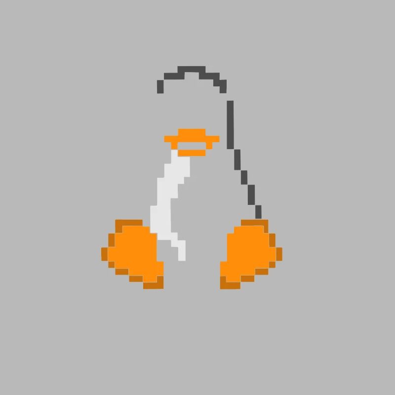 Linux Pinguin Pixel Art Sys Admins Computer Hacker