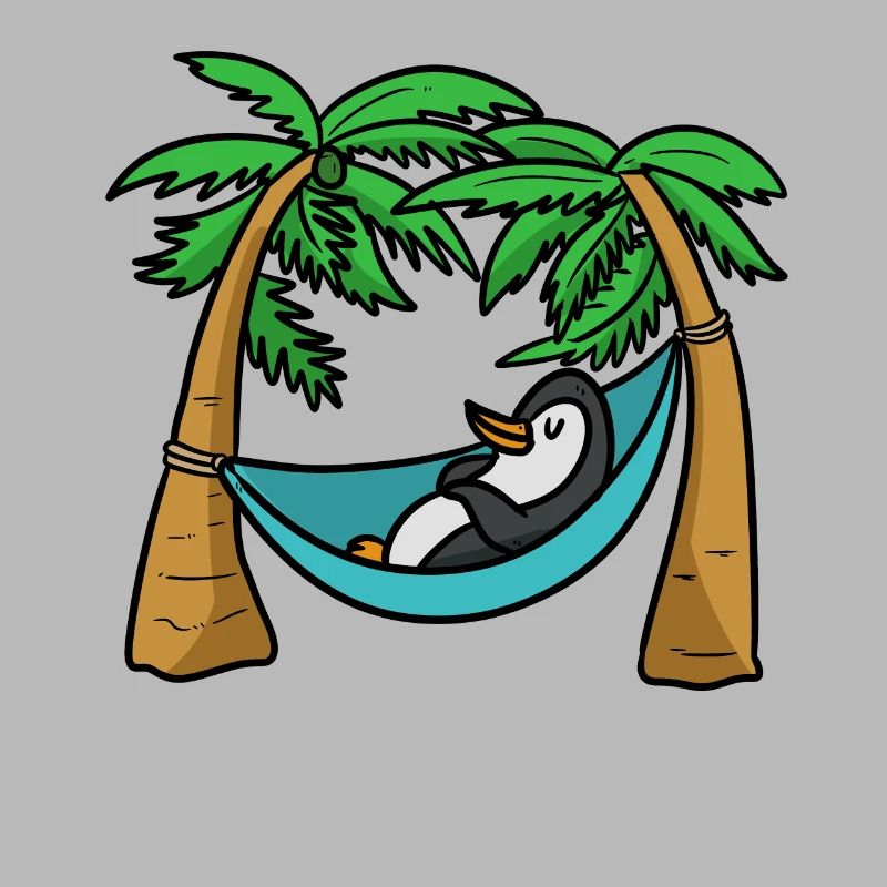Penguin Chills Hammock Vacation