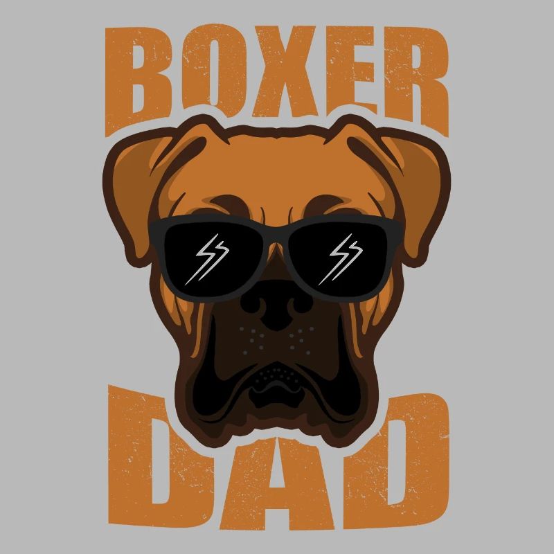 Deutscher Boxer Dad Geschenk Herrchen Hundehalter
