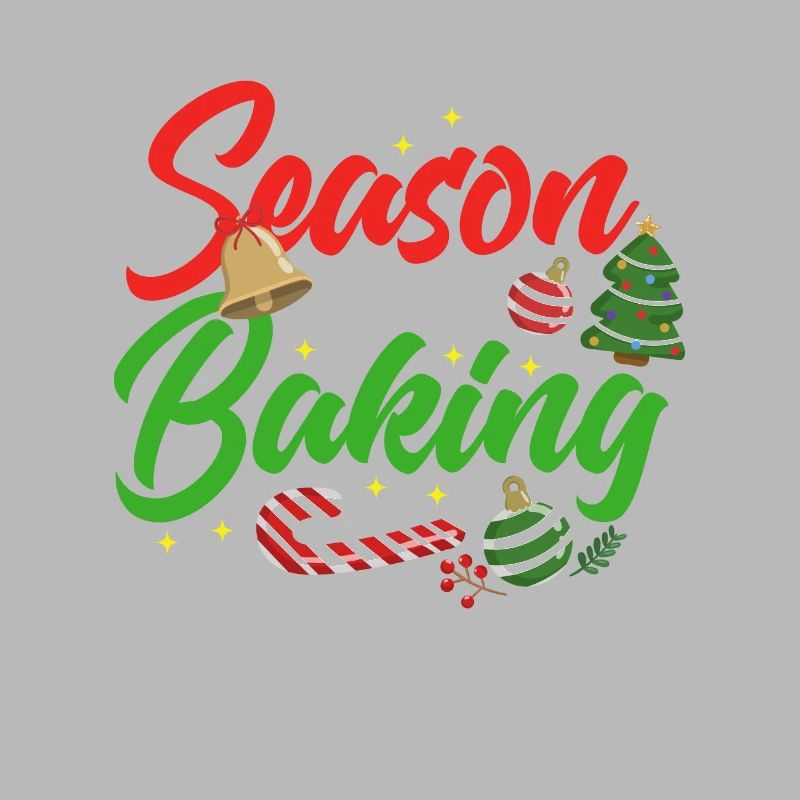 L'équipe de biscuits de Noël la cuisson des biscuits de Noël