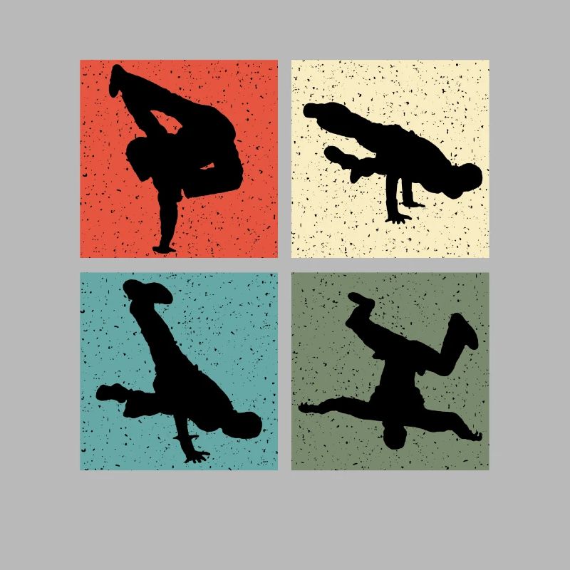 Vintage break dancer