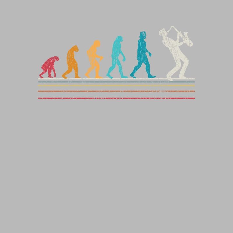 Saxophon Evolution Sax Retro Geschenk