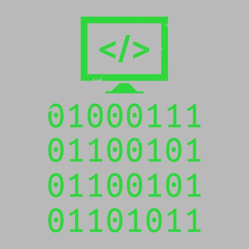 Cadeau de programmation de codage de code binaire