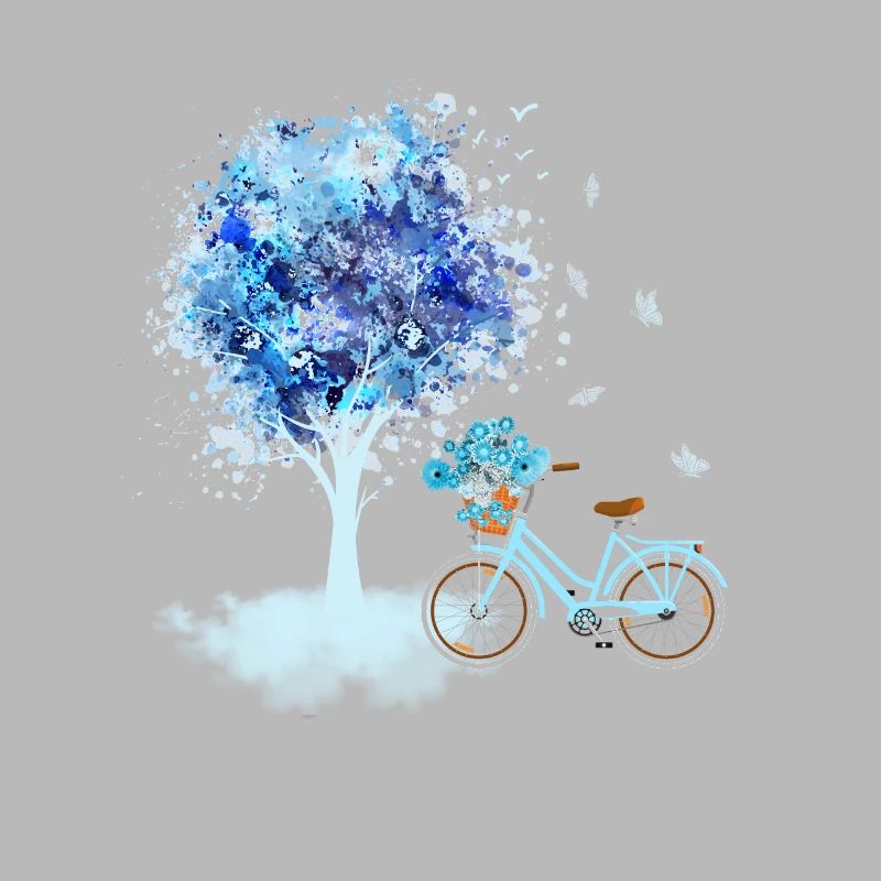 Fleurs Fleurs Dames Vélo Vélo Dames