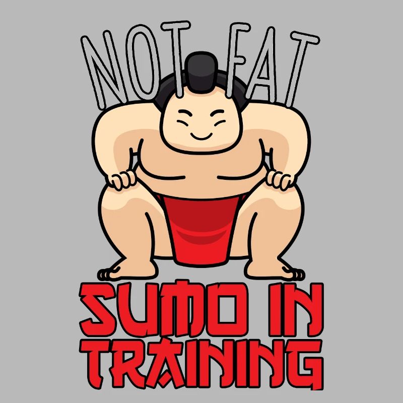 Not Fat Sumo In Training Sumo Ringer Gift