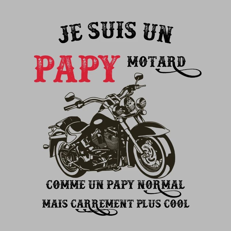 je suis un papy motard comme un papy normal