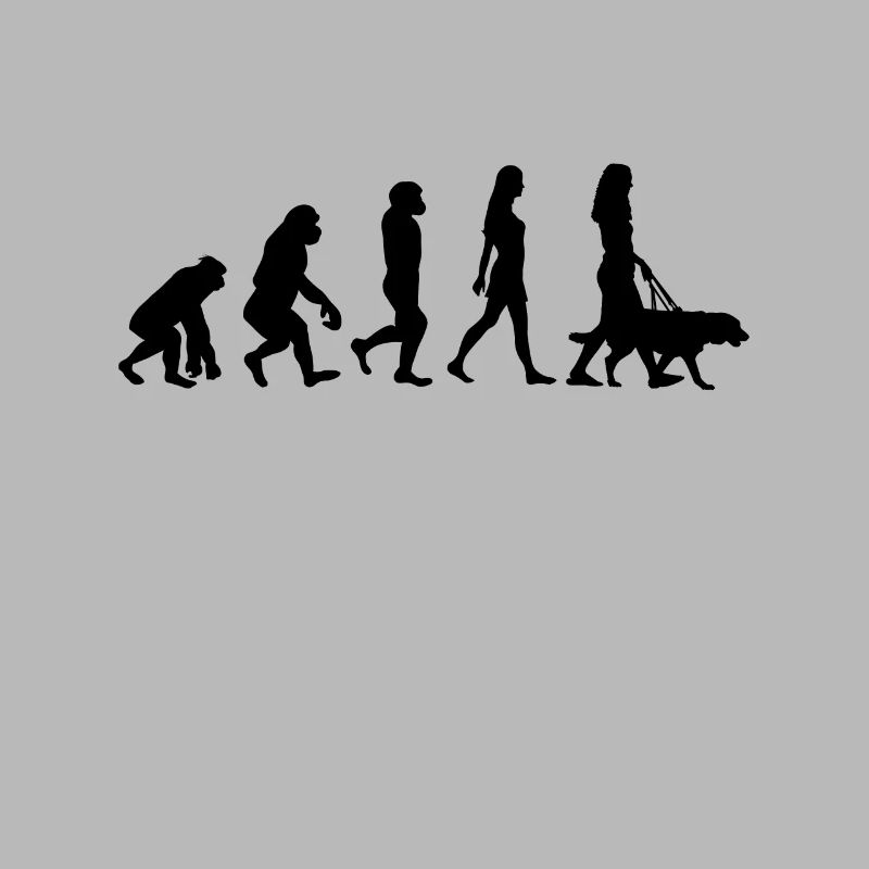 Dog owner Evolution Dog
