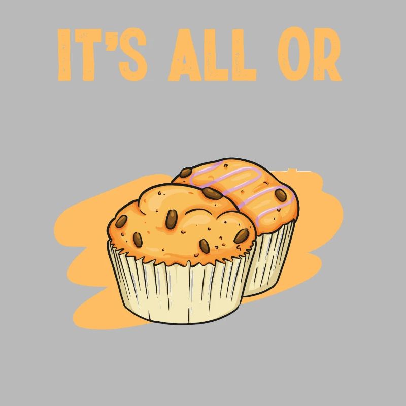 Cuire au four Muffin Pun C’est tout ou