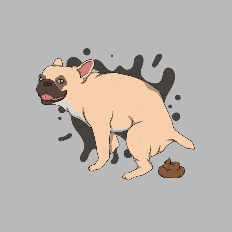 FRENCHIE caca des tas de caca