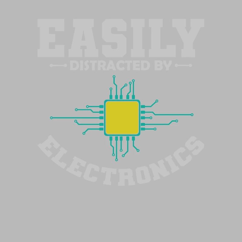 Easily Distracted By Electronics Beruf