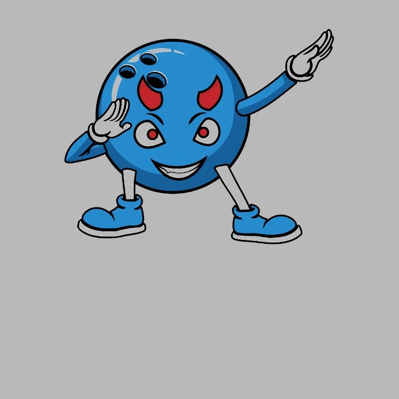 Funny Bowling Team Devil Design Funny Bowler Team