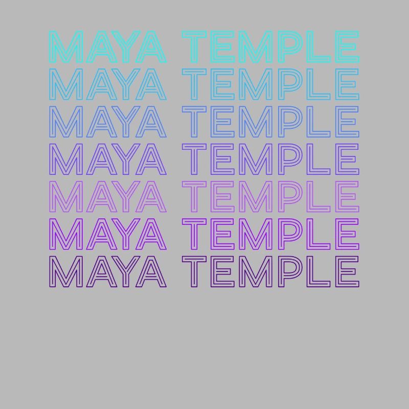 Temple Maya Ancienne Pyramide Maya Aztèques Rétro