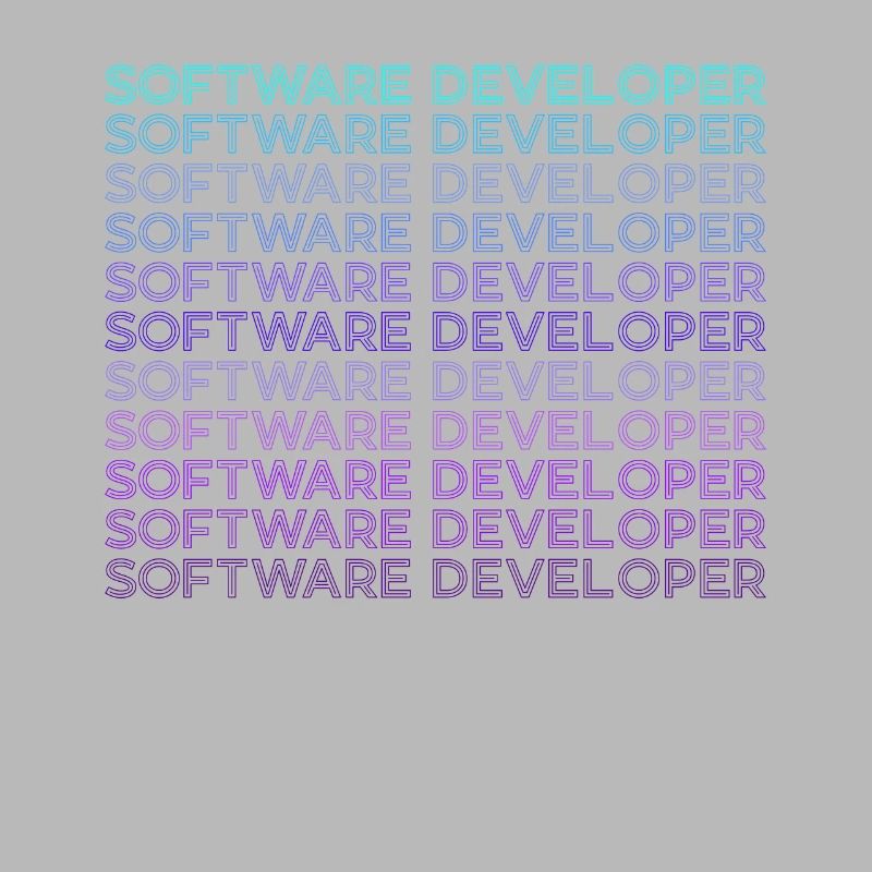 Software Developer Computer Programmer Retro