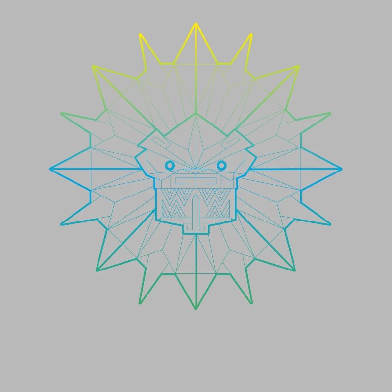 Quetzalcoatl Polygon Ancient Aztec Serpent Maya