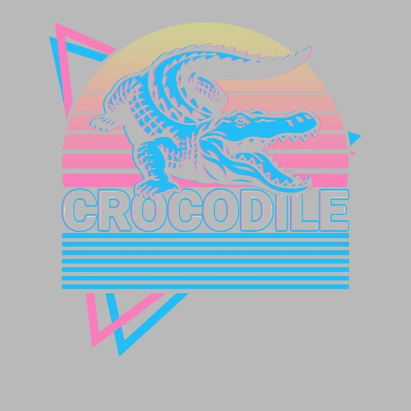Crocodile Alligator Crocodile Retro Gift