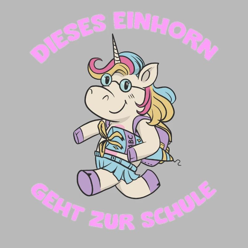 Cooles Einhorn Shirt Mädchen - Einhorn Einschulung