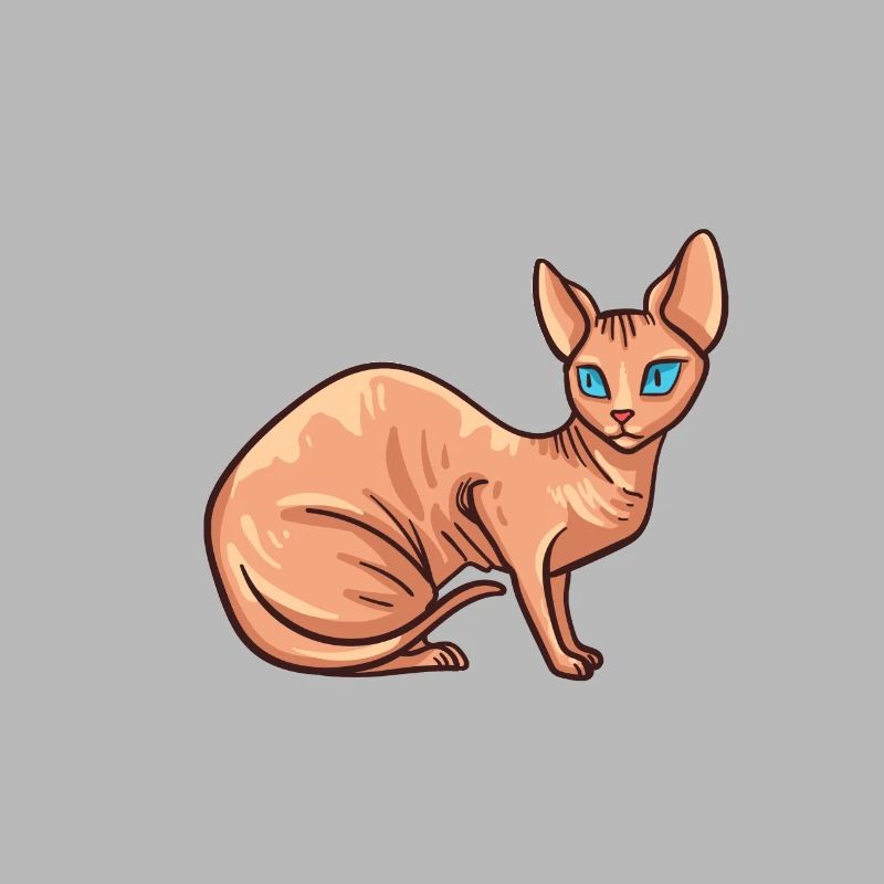 Sphynx Chat Sphinx Chaton sans poils Egypte