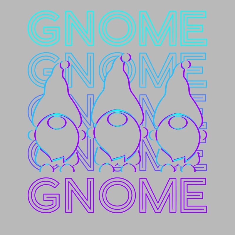 Gnome Elf Dwarf Retro