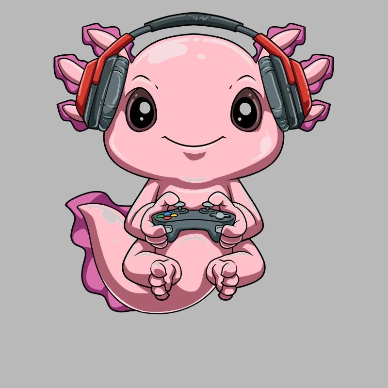 Zocken Jungs Axolotl - Computer Spiele Videospiele