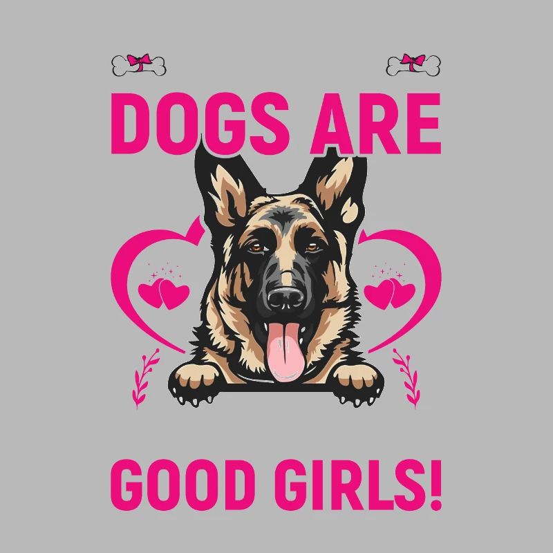 Deutscher Schäferhund Einige Sind Gute Mädchen