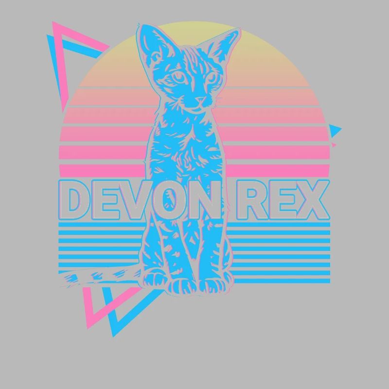 Devon Rex Chat Rétro