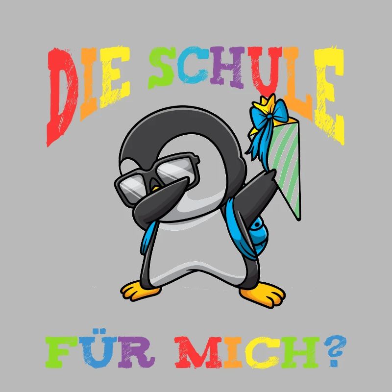 Schulkind Einschulung Pinguin