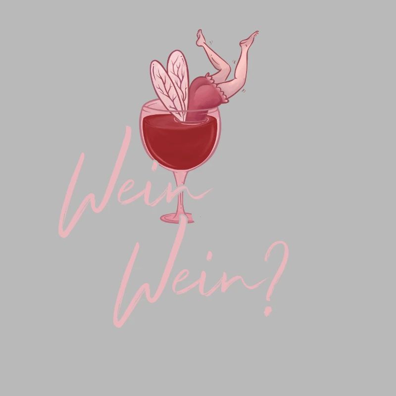 Wein Oder Nicht Wein? Lustig Weintrinker Spruch