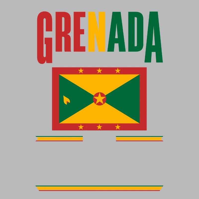 Grenade Grenade Grenade Drapeau Grenadien Grenade Est