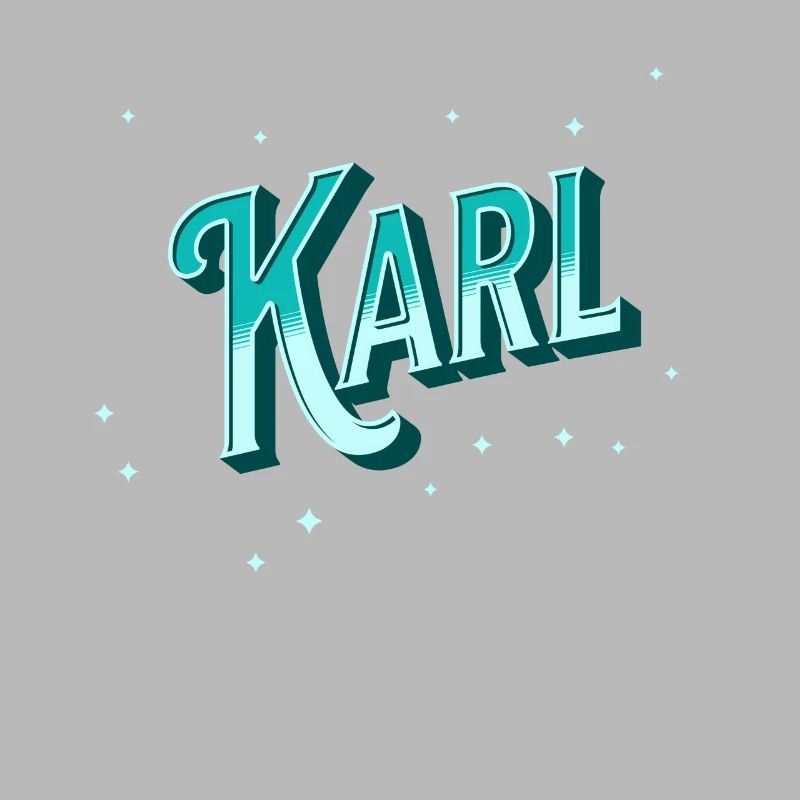 Karl name personalized