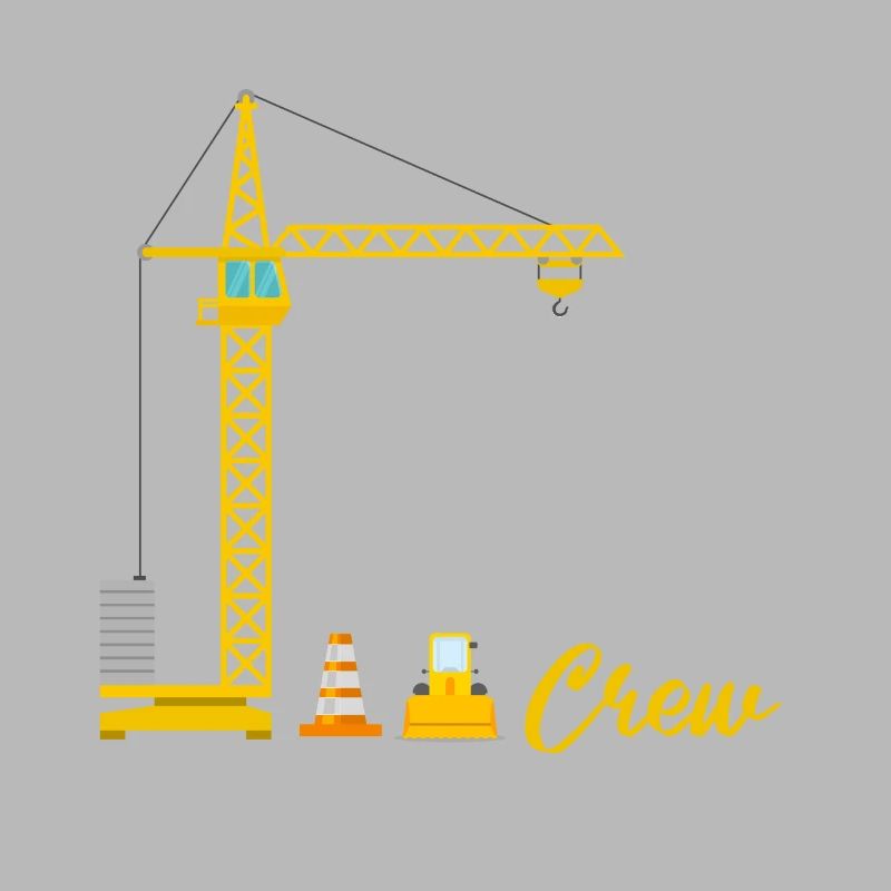 Papa Birthday Crew Construction Theme