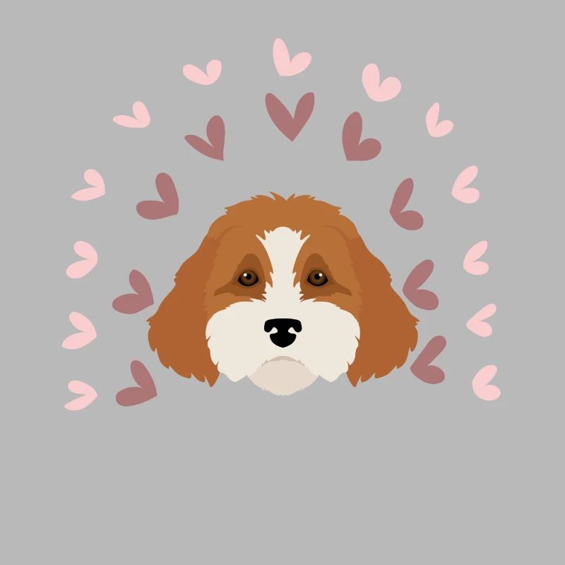 CAVAPOO DAD. Nice cute dog. Dog lover.