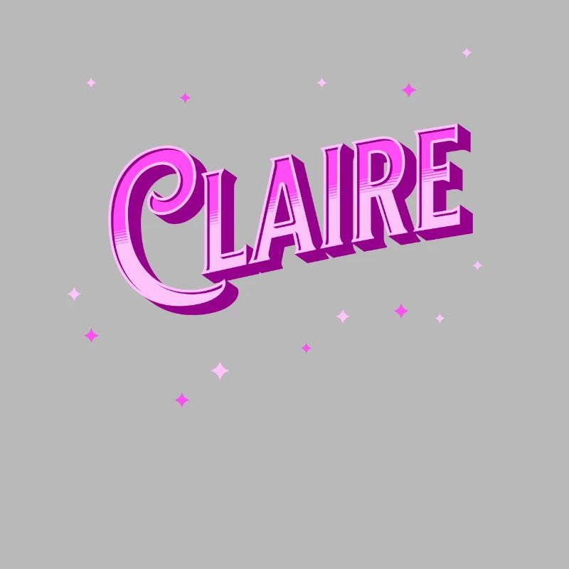 Claire name personalized