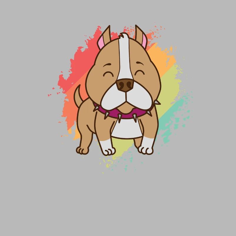 Pit Bull Comic Dessin Chien Pet