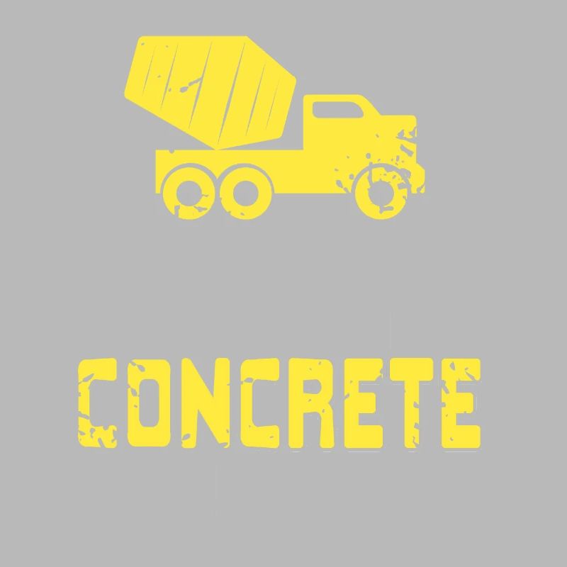 Concrete construction design for construction workers and construction site