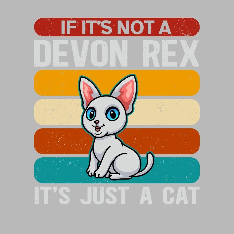 Devon Rex Cat Propriétaire Cat Cadeau