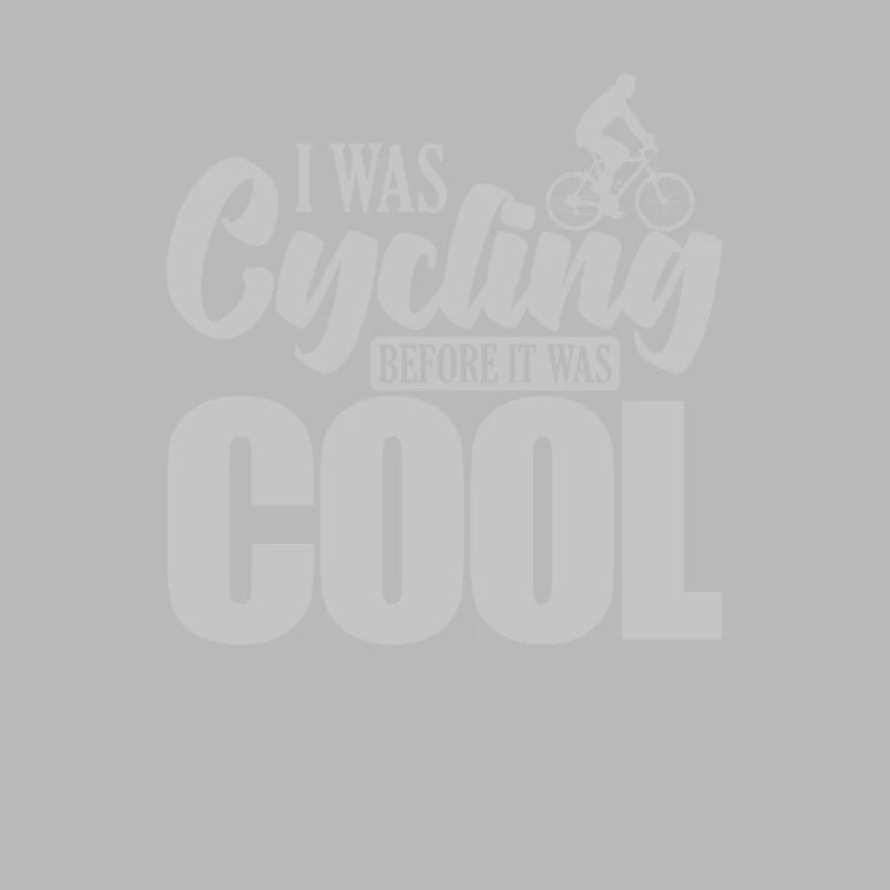 Je faisais du vélo avant que ce soit cool Cyclisme