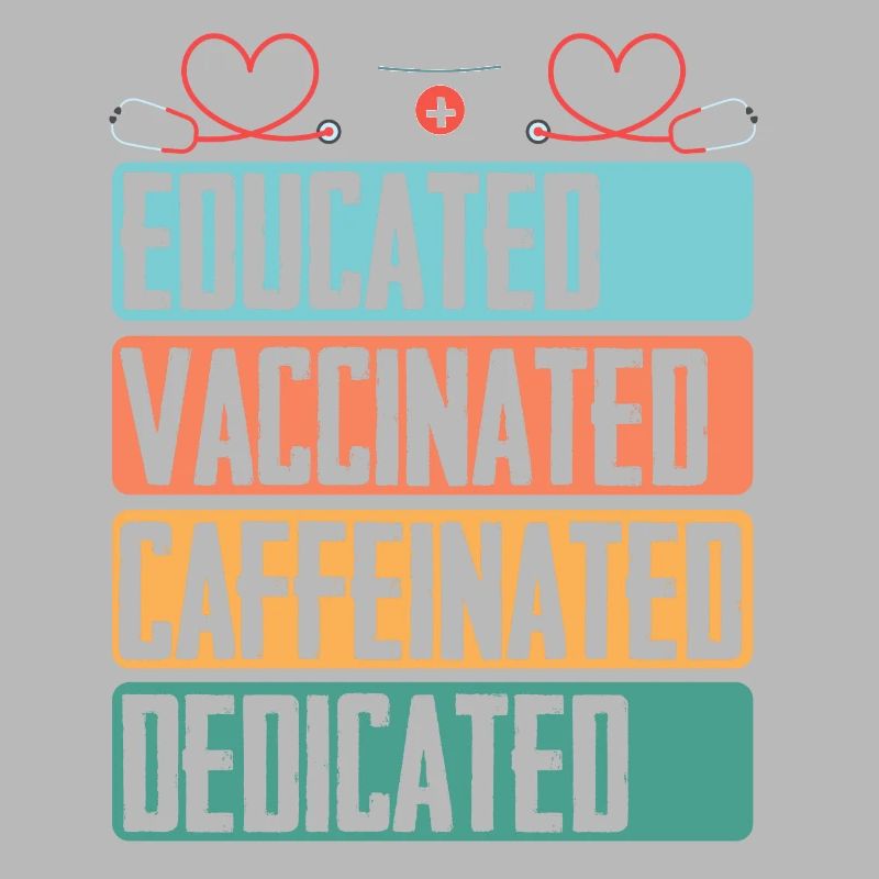 Formed vaccinated caffeinated committed sick