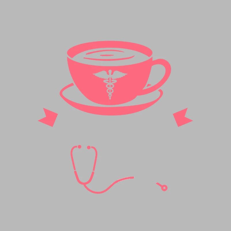 Halber Kaffee Halb ODER Krankenschwester OP-Krankenschwestern RN