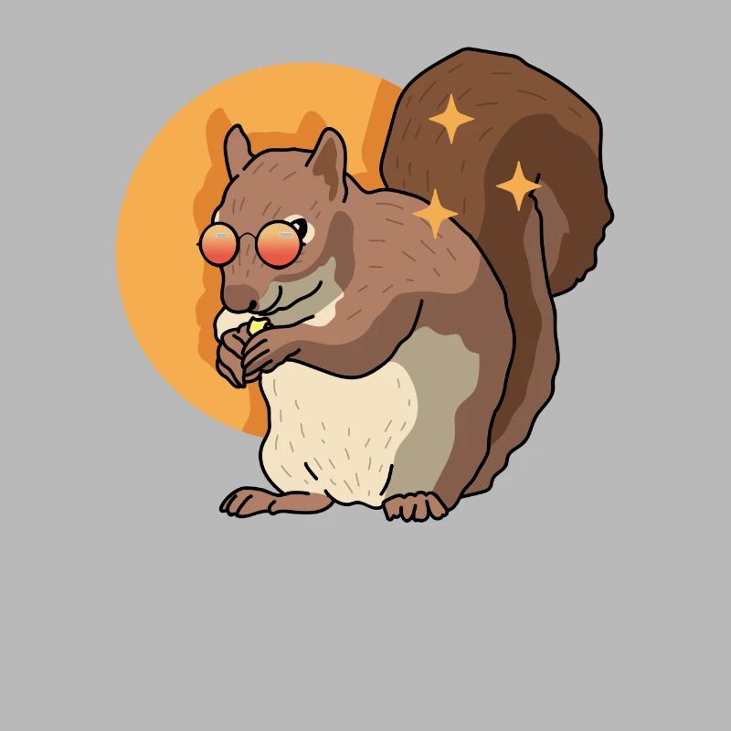 Süßes Eichhörnchen Hörnchen Grauhörnchen Geschenk