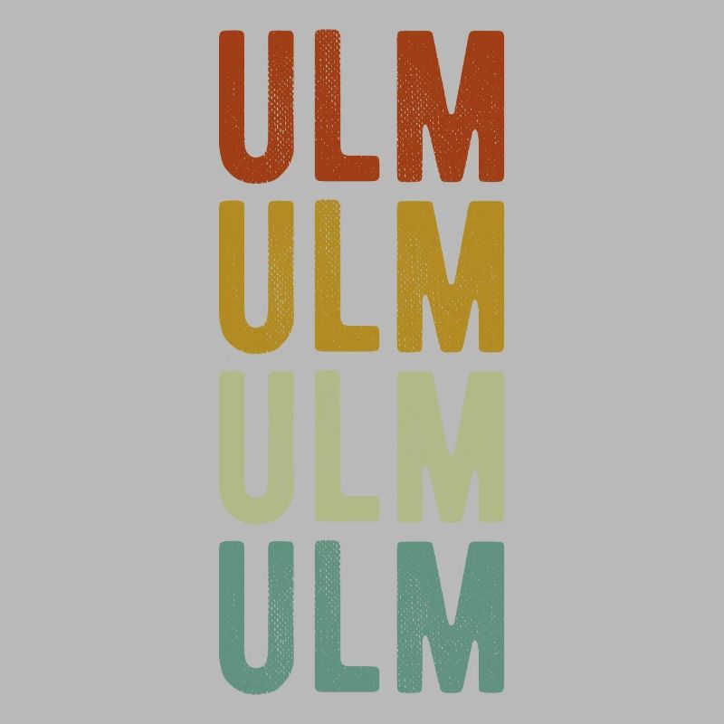 Ulm Stadt Retro Vintage