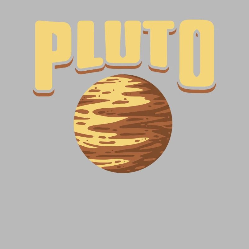 Retro PLUTO 1930 - 2006 Never Forget Funny Planet