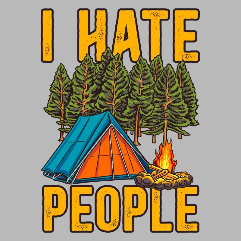 I hate people camping