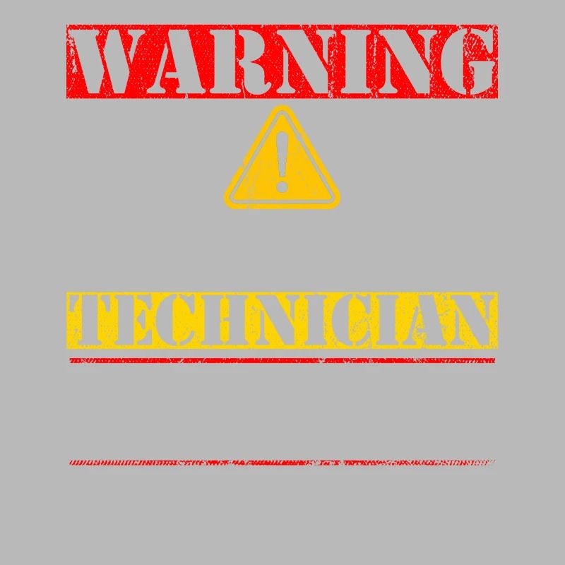Warning Lightning Technician At Work